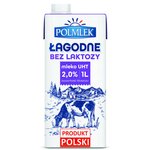 Mleko Uht Polmlek 2% Bez Laktozy 1L