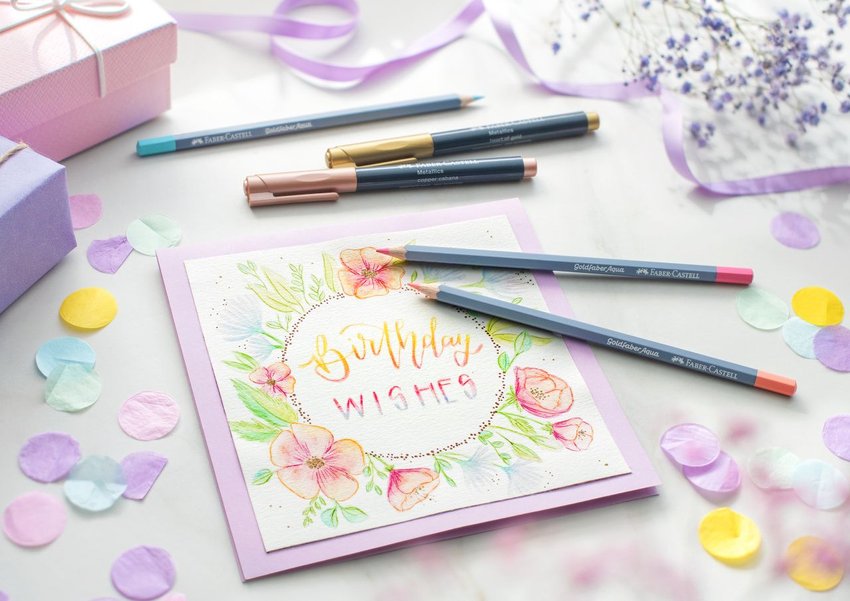 Kredki Akwarelowe Goldfaber Aqua Display 288 Szt (24 Kol. X 12 Szt.) Faber-Castell