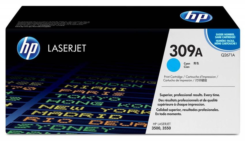 HP 309A [Q2671A] 3500/3550 Cyan (Oryg.)