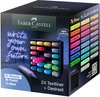 Zestaw Zakreślaczy 1546 24 Kol.Kartonowyprezenter Na Biurko Faber-Castell
