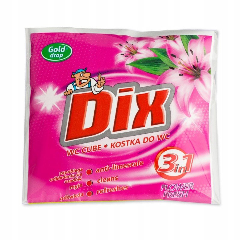 Dix Kostka do WC 35g Kwiatowa Zawieszka