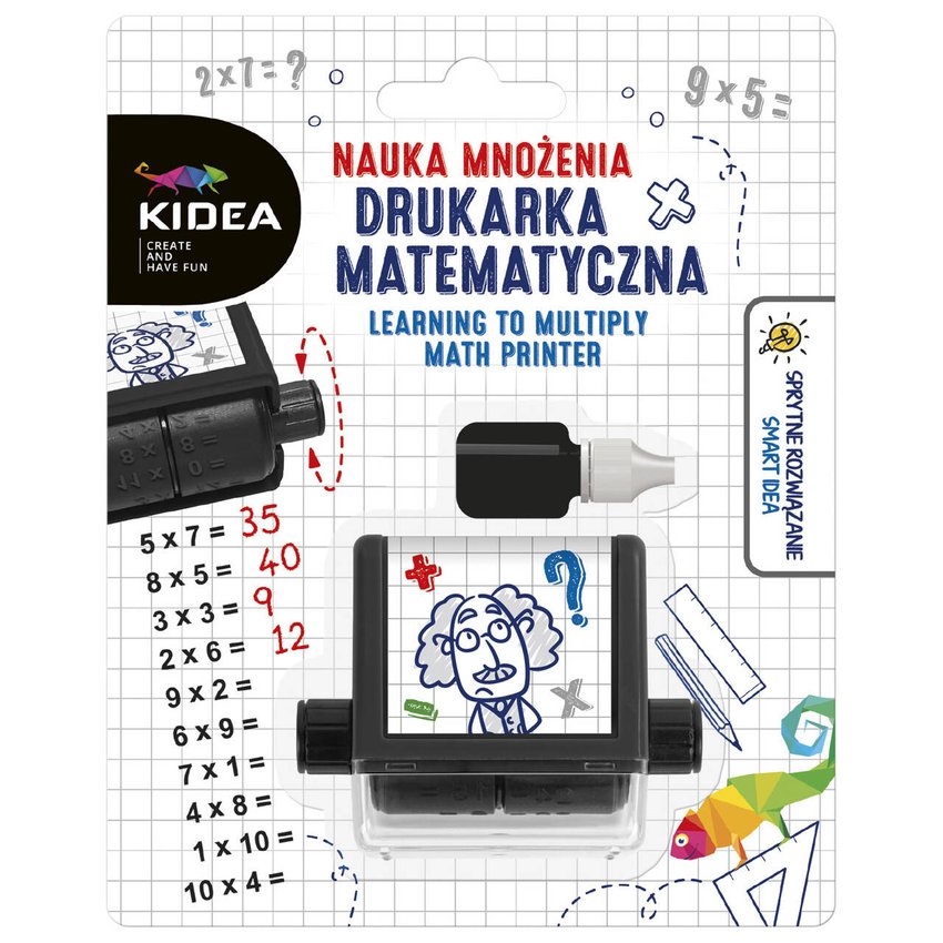 Drukarka Matematyczna Nauka Mnożenia /Kidea