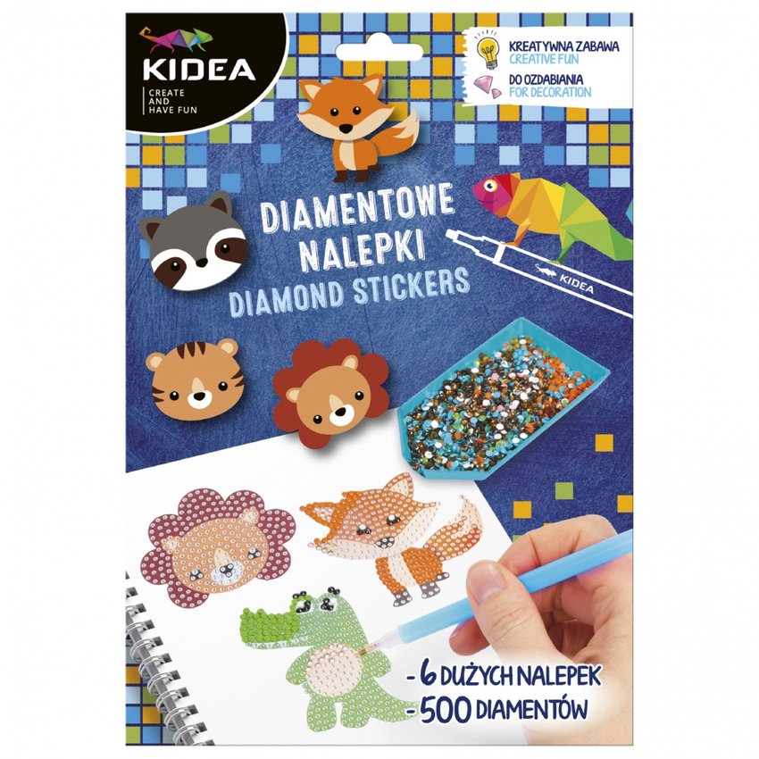 Diamentowe Naklejki Zwierzęta /Kidea