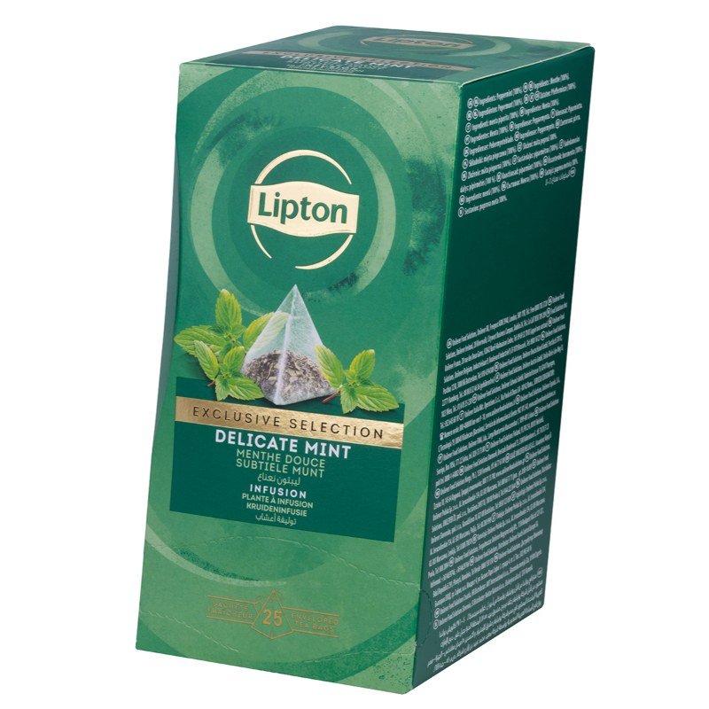 Herbata Lipton Piramidki Exclusive Selection Mięta 25 Torebek
