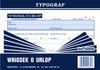 Wniosek o Urlop A6 Offset 02030 /Typograf