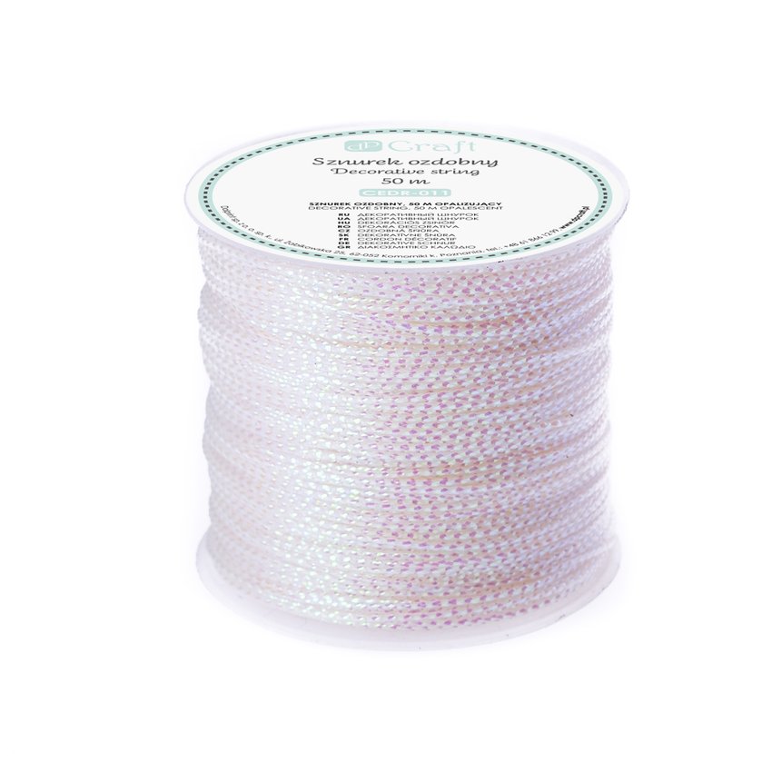 Sznurek Ozdobny 50m Opalizujący /DpCraft