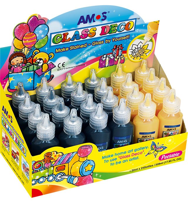 Farby witrażowe AMOS GD22D24BG &#8211 kontury