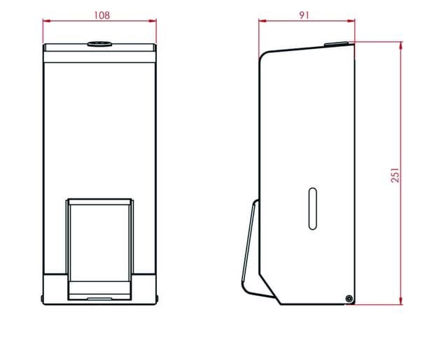 DIH75A Dozownik na mydło w płynie 900 ml