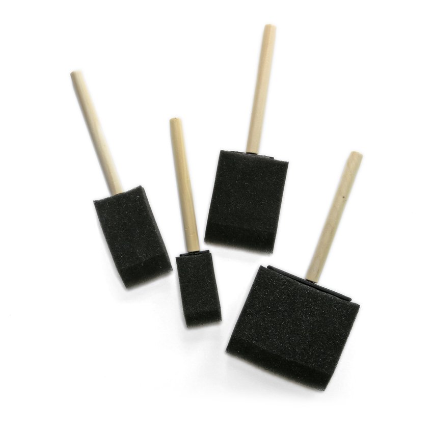 Pędzel Gąbka 4szt. Płaski /DpCraft