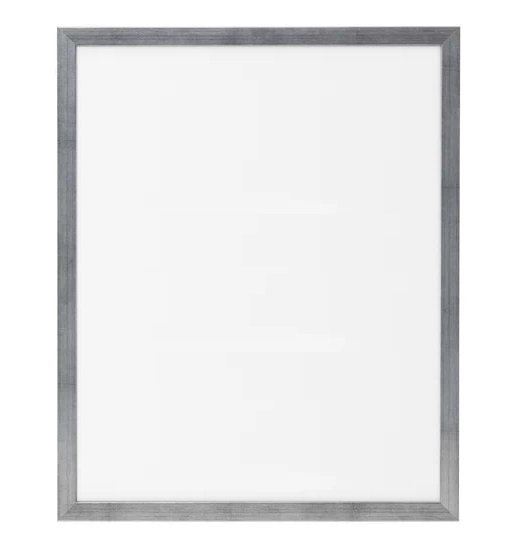 Ramka na Zdjęcia  Rama Plastikowa Srebrna 50x40 cm /Memobe
