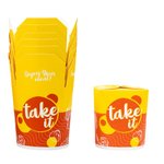 Pojemnik Papierowy Kebab Food Box 1000ml A'50 Bio  /LoveNature