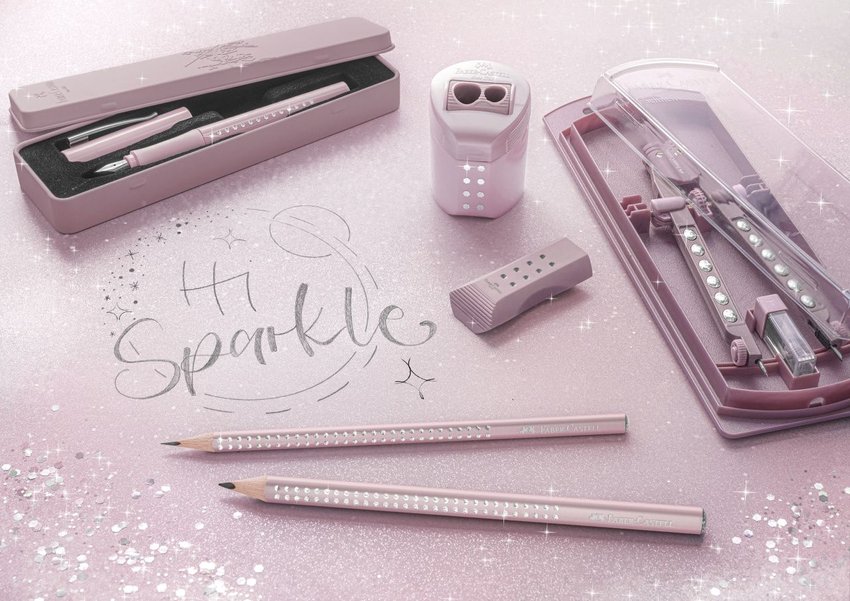 Ołówek Sparkle Metallic Rose Faber-Castell
