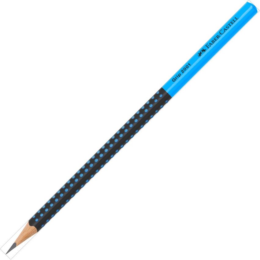 Ołówek Grip 2001 Two Tone 3 X 48 Szt. (Różowy, Turkusowy, Niebieski) Display Faber-Castell