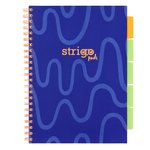 Kołozeszyt B5 200K kratka Project Book Neon Granatowy / Strigo Pads