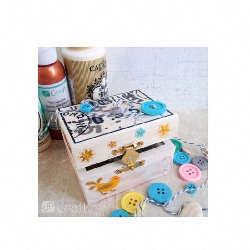 Guziki Drewniane Mix A'30 [CEGU-015] Pastelowe  /DpCraft