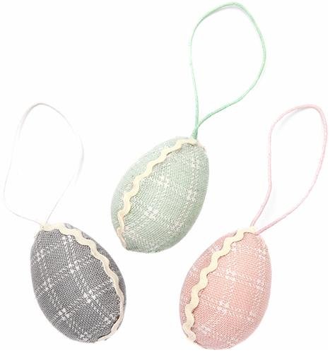 Zawieszki Jajka 5cm 3szt. [DPWL-044] Pastelowe / DpCraft