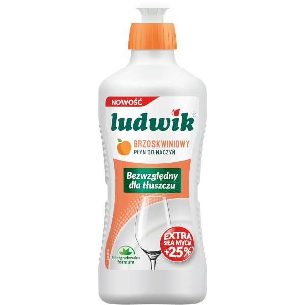 Ludwik Płyn do Naczyń 450g Brzoskwinia