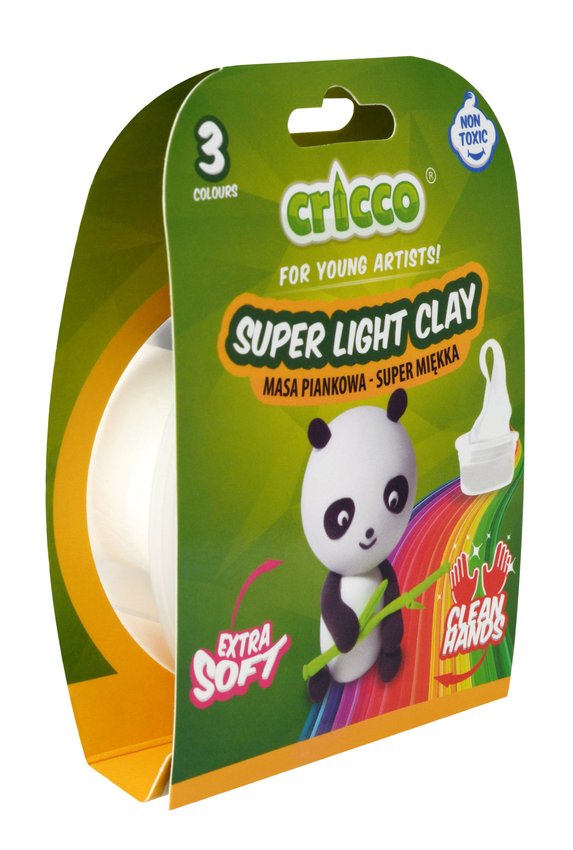 Masa Piankowa Cricco Zestaw Mini 30G, Panda, Rybka, Żółw