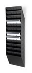 Pojemniki Na Dokumenty FlexiBoxx A4 Poziome 12szt. Czarne /Durable 1709781060
