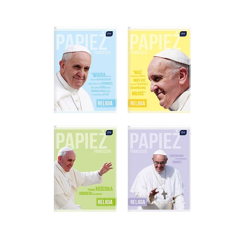 Brulion Tematyczny A5 64k Religia Franciszek /Interdruk