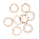 Kółko Drewniane Do Makramy 8szt. 45mm / DpCraft
