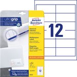 Etykiety Samoprzylepne Usuwalne UltraGrip Avery Office&Home 97x42,31 12/A4 A'10 Białe No.6123