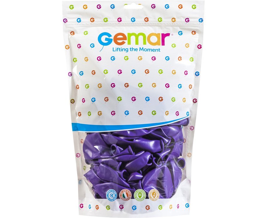 #BL Balony G120 pastel 13" - fioletowe 08 / 50 szt.