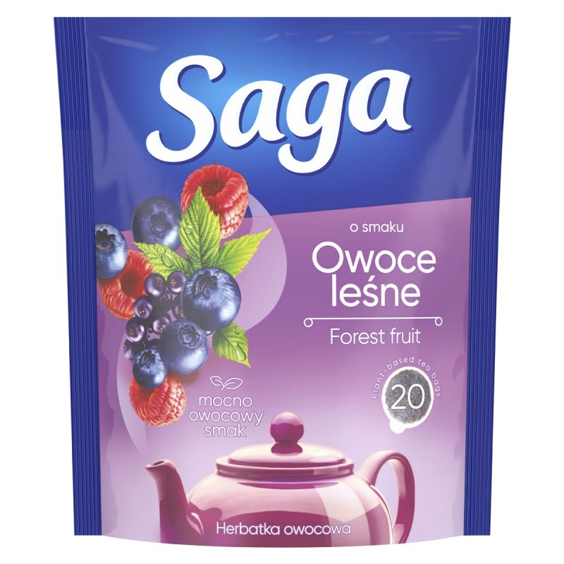 Herbata Saga Owoce Leśne 20 Torebek