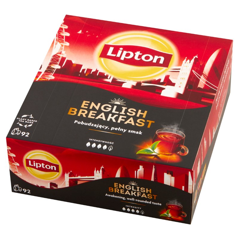 Herbata Lipton Czarna English Breakfast 92 Torebki