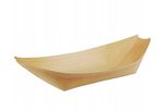 Miseczki Fingerfood z drewna "łódka" 8,5cm 50szt.  /Papstar