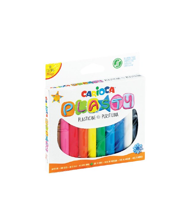 Plastelina 10 kol. 200g Carioca PLASTY (42173)