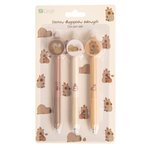 Długopisy Żelowe Wymazywalne 3szt. Kapibara /DpCraft