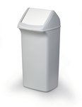 Kosz Na Śmieci z Uchylaną Pokrywką Durabin Flip Square 40 Litrowy Szary /Durable 1809798050