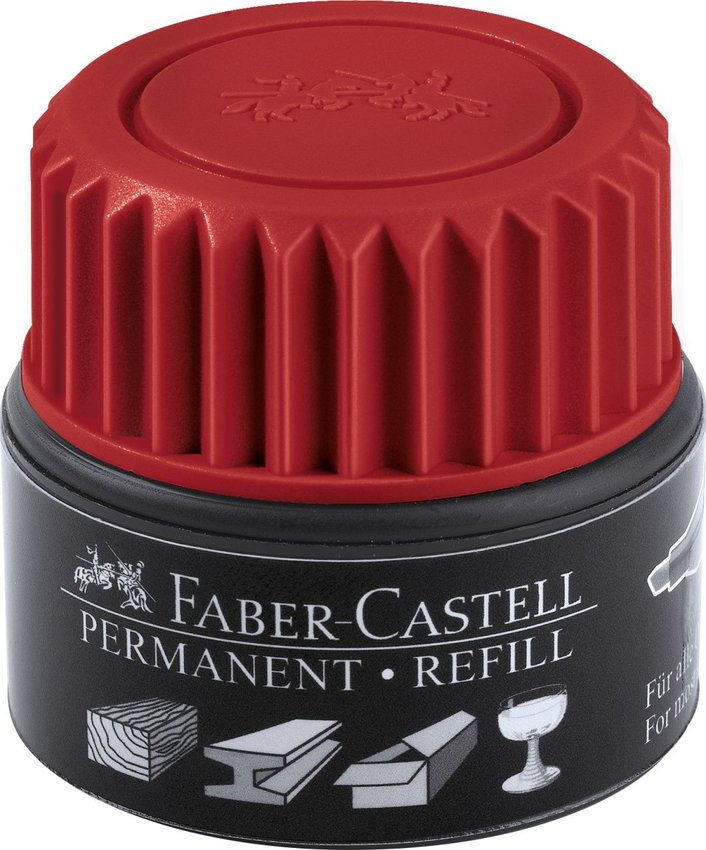Tusz Do Napełniania Markera Permanentnego Grip 1505 Czarwony Faber-Castell