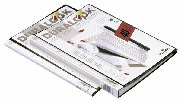 Album Ofertowy Duralook Plus 40 Kieszeń A4 25mm Czarny /Durable 243401
