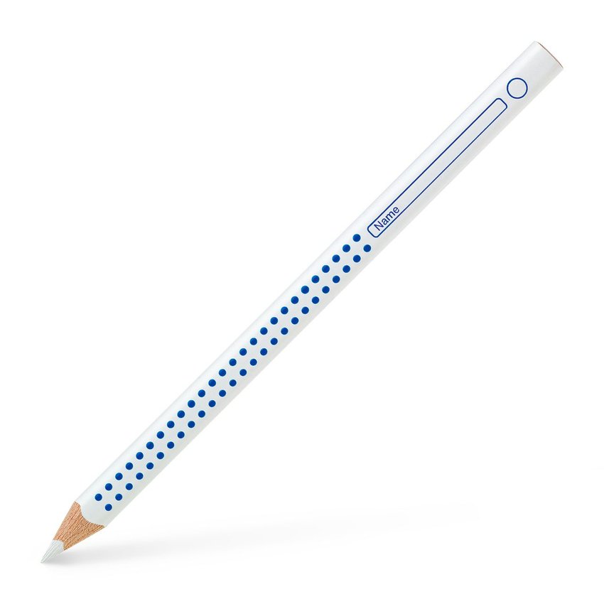 Kredka Jumbo Grip Do Tablic Biała Faber-Castell