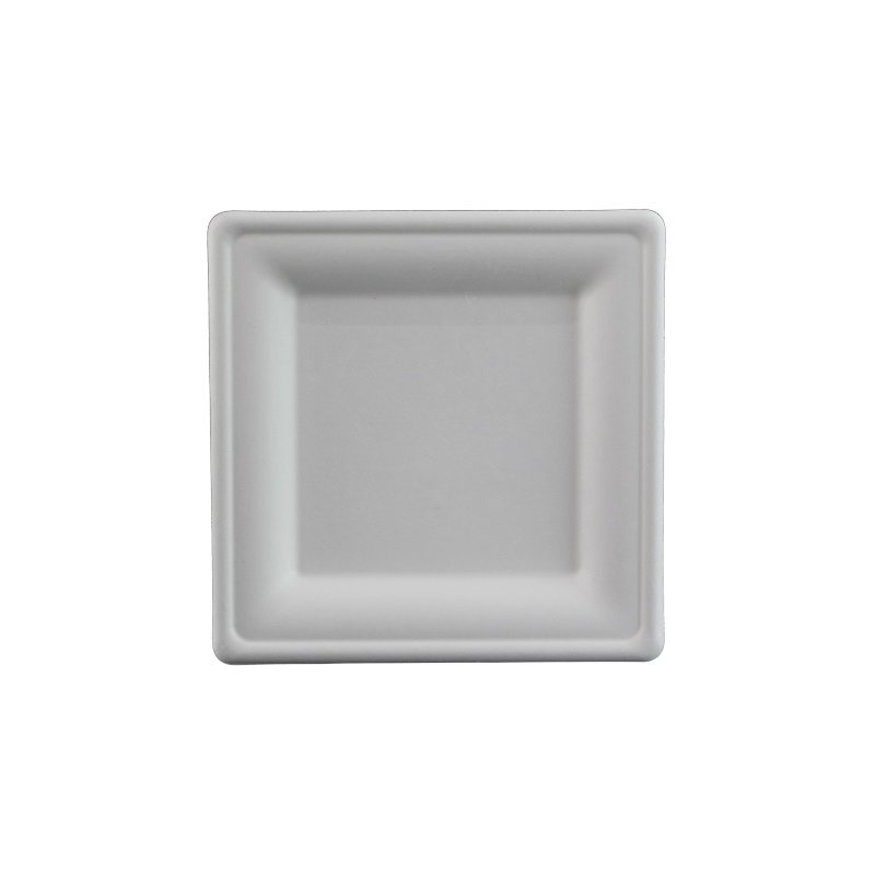 Talerz Papierowy z Trzciny Cukrowej 16x16cm A'50 /LoveNature