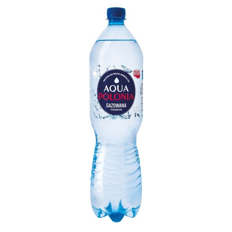 Woda Mineralna Aqua Polonia Gazowana 1,5L