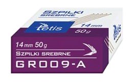 Szpilki Srebrne 14mm 50g GR009-A /Tetis