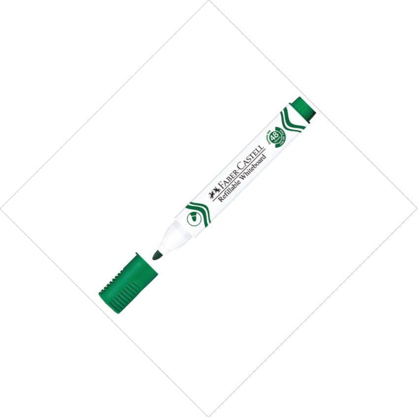 Marker Do Tablic Suchościeralnych Zielony Końcówka Okrągła Faber-Castell