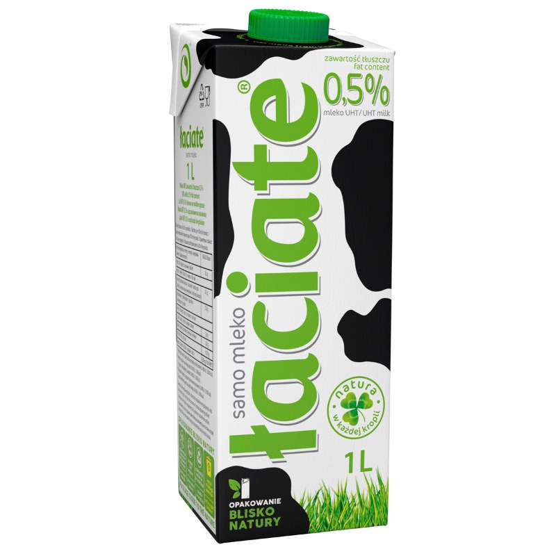 Mleko Łaciate 0,5% 1L