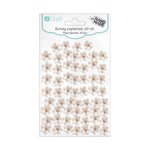 Kwiaty Papierowe 1cm 60szt. Białe / DpCraft