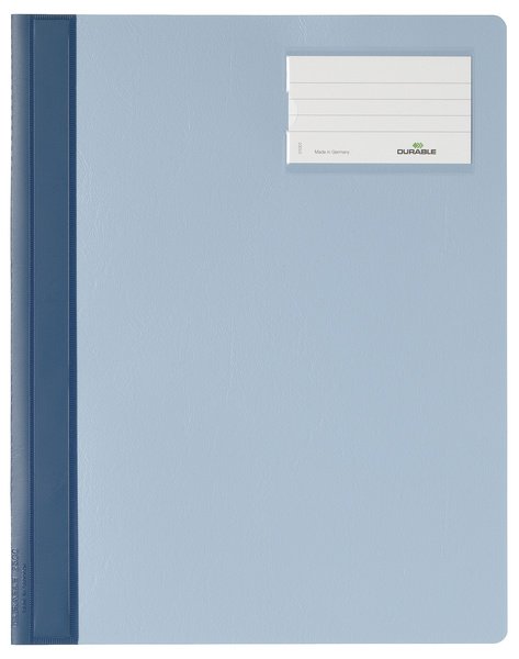 Skoroszyt A4+ PVC Opaque Nieprzezroczysty 200 Kartek Niebieski /Durable 250006