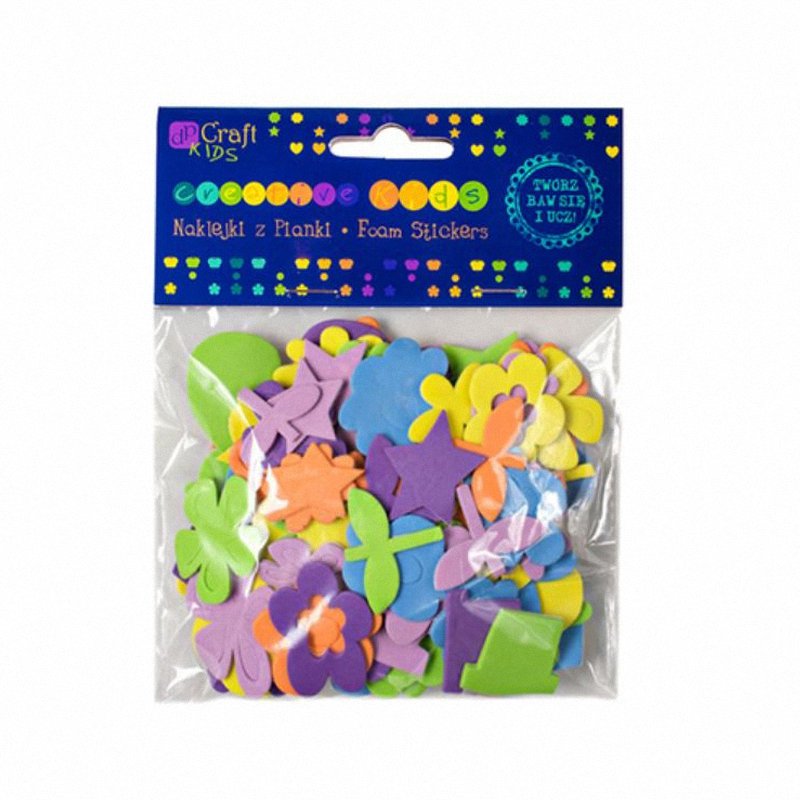 Naklejki z Pianki Stokrotki 120szt. /DpCraft