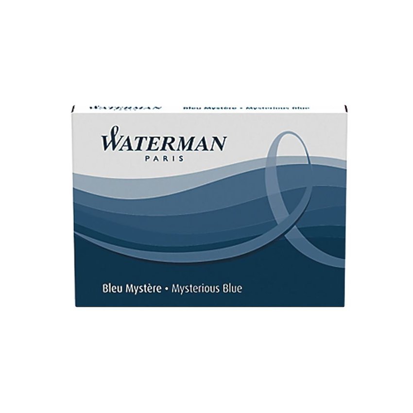 Waterman Naboje Do Pióra Krótkie 6 szt. Granatowe [S0111000] [WYPRZEDAŻ]