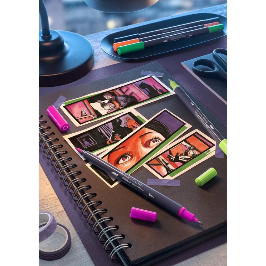 Pisak Goldfaber Sketch Dwustronny, Kolor 243 Faber-Castell