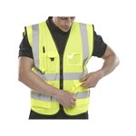 Kamizelka Ostrzegawcza Beeswift Executive Rozm. XXL Żółta  /BEESWIFT