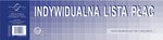 Indywidualna Lista Płac 1/3 A3