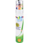 Kredki ołówkowe 12 kol CARIOCA TITA tuba z temperówką (43340)