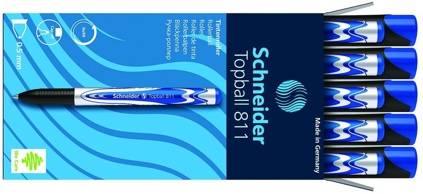 Pióro Kulkowe Schneider Topball 811 05 mm Niebieskie